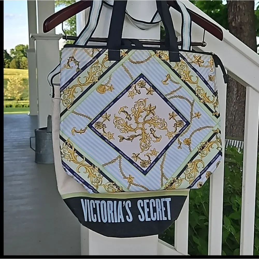 Victoria's Secret 2n1 beach tote & cooler tote